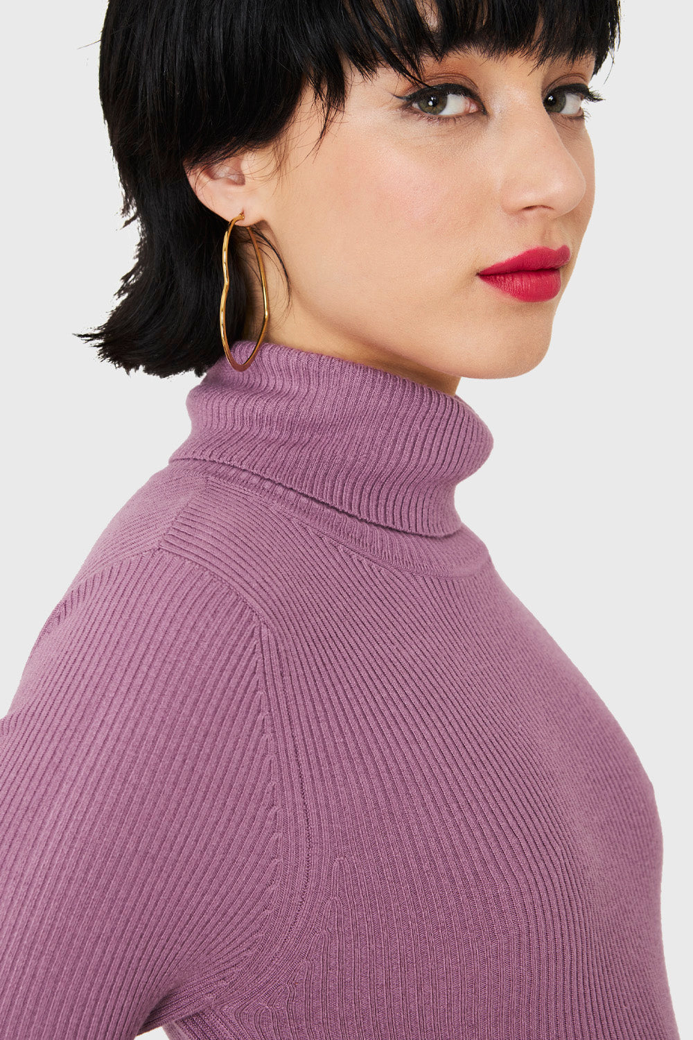 Beatle Acanalado Lila