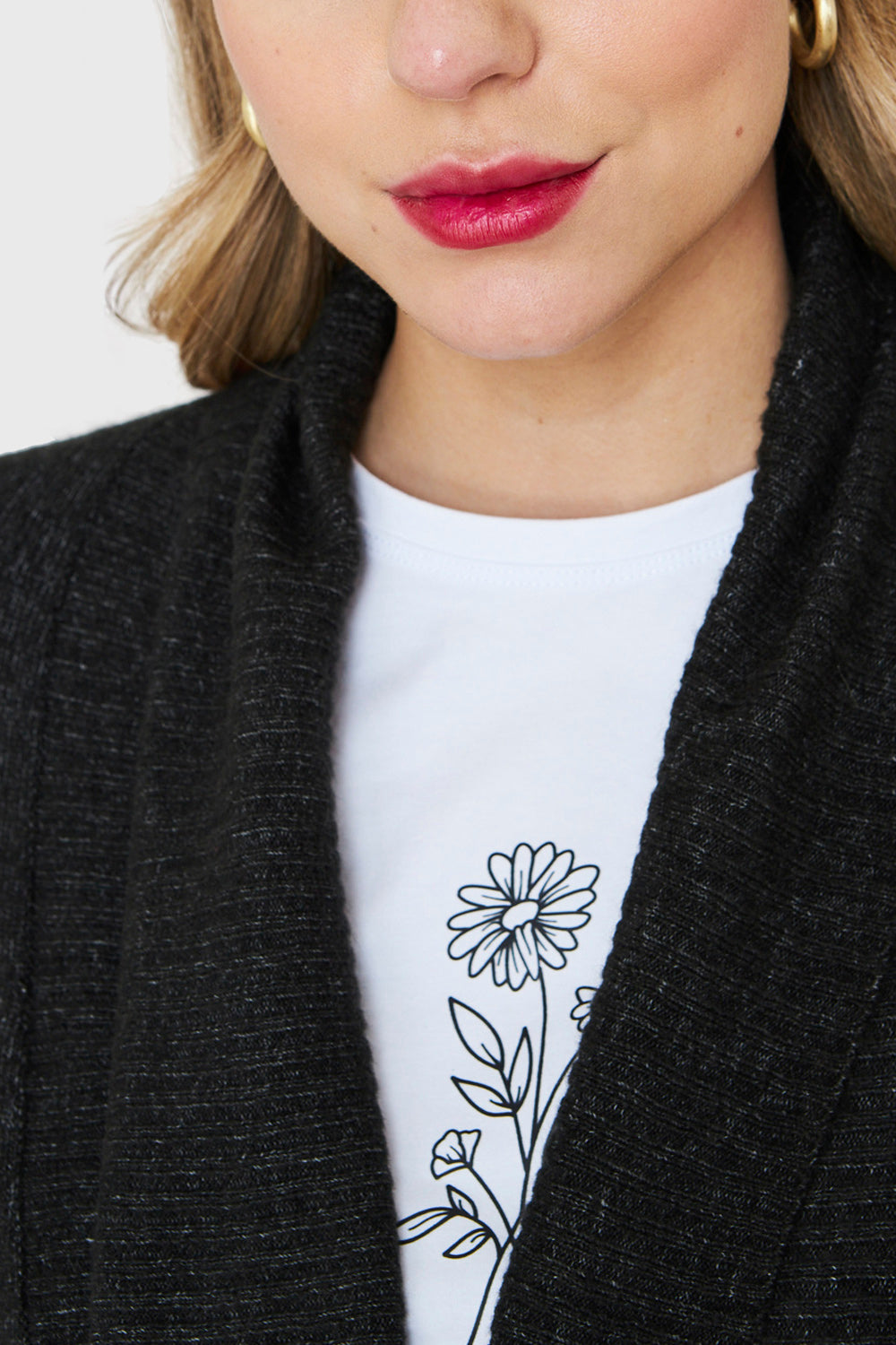 Cárdigan Básico Negro