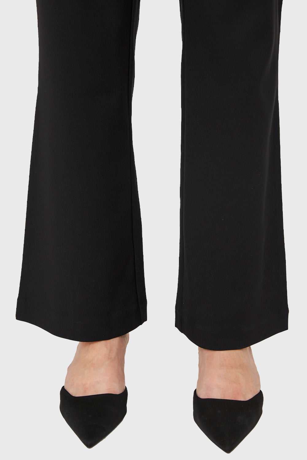 Pantalón Ancho Con Pasador Negro