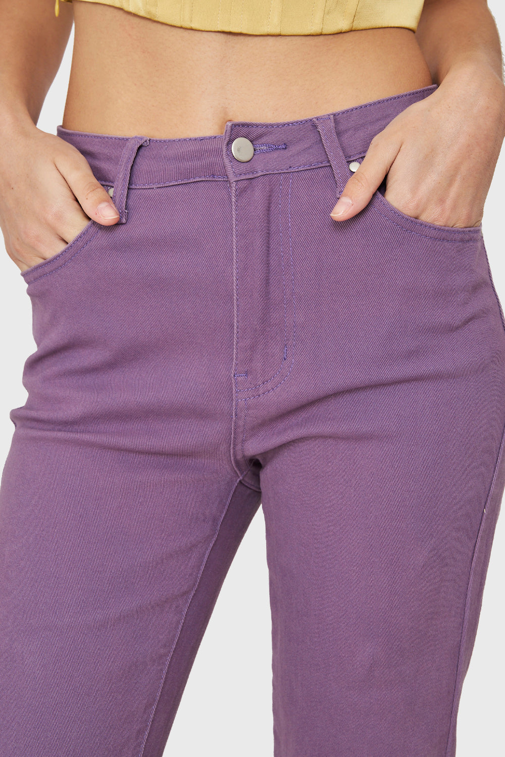 Jeans Recto Morado