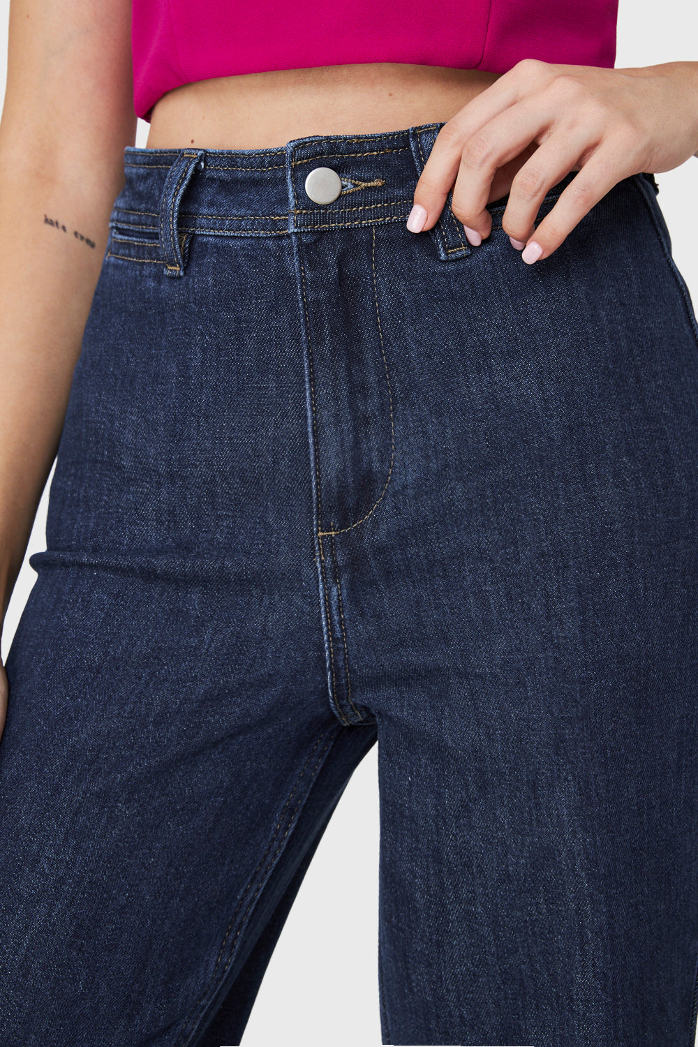 Jeans Wide Leg Azul