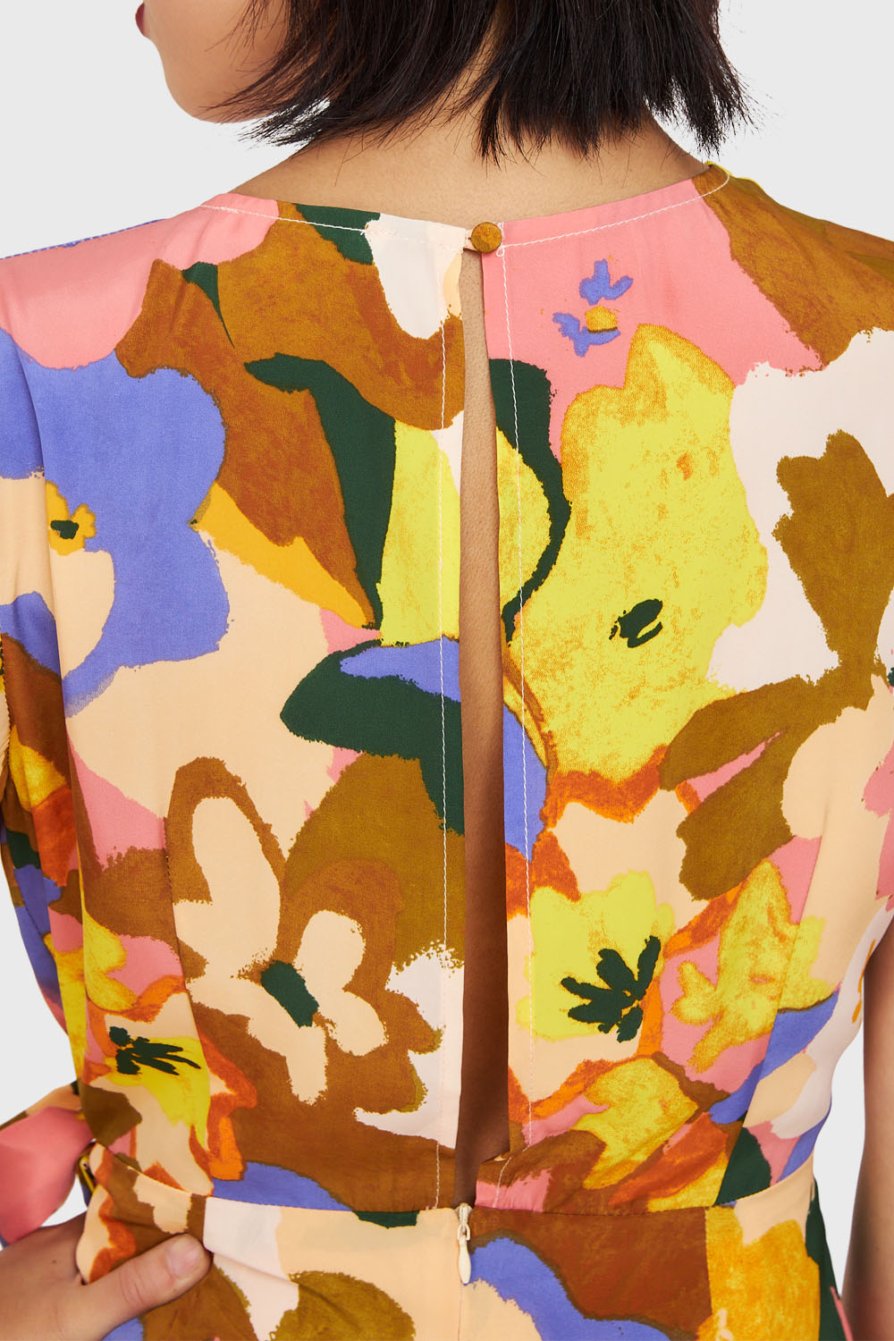 Enterito Corto Flores Lazo Lila