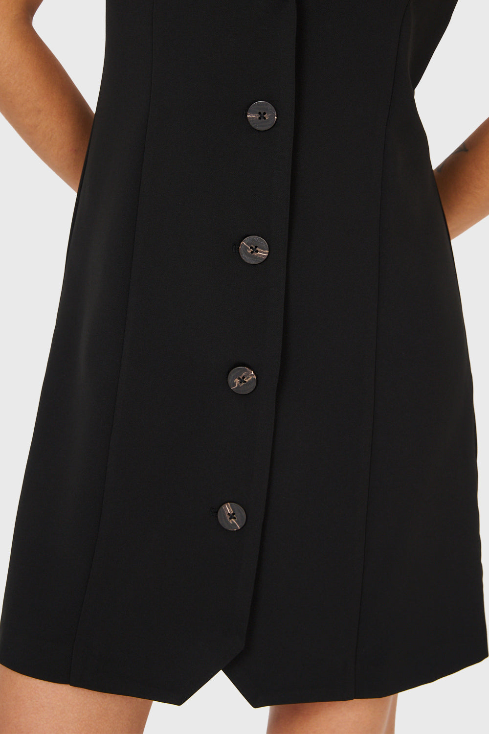 Vestido Tipo Blazer Negro