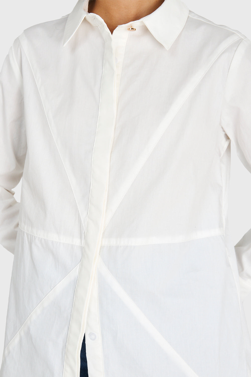 Camisa Básica Algodón Blanco