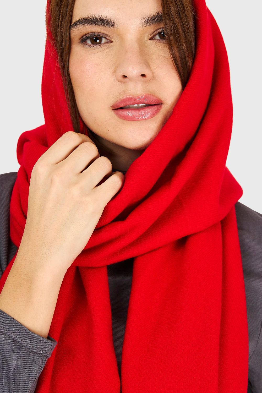 Bufanda Gruesa Rojo