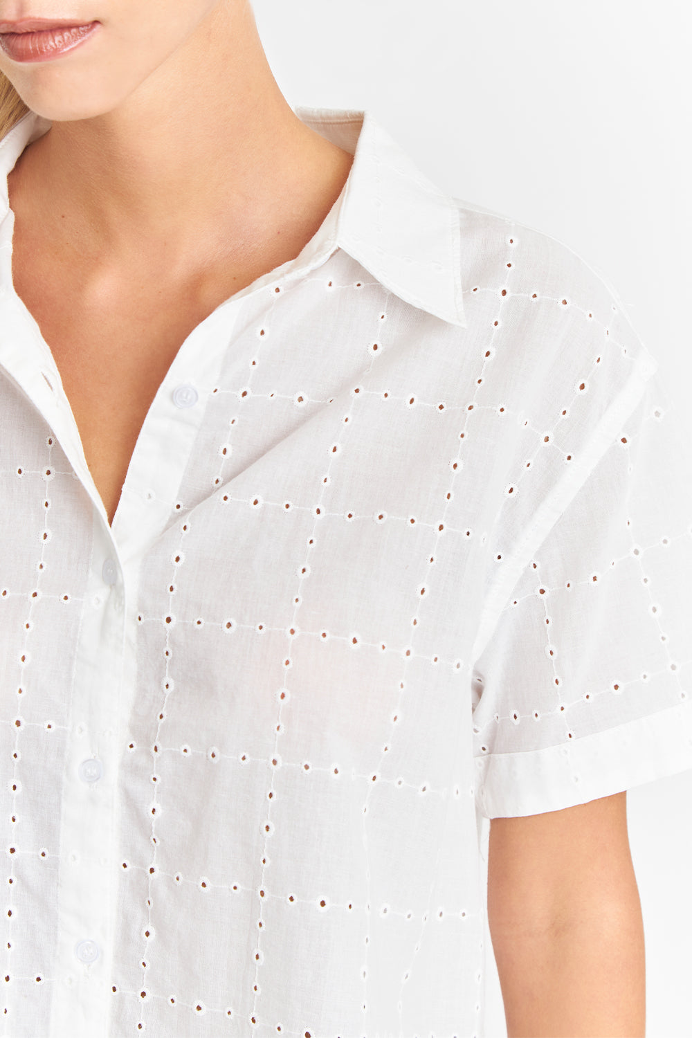 Camisa Semi Corta Blanco
