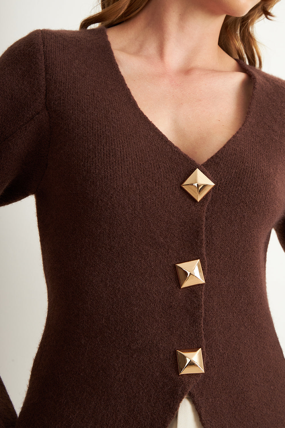 Cárdigan Manga Globo Café