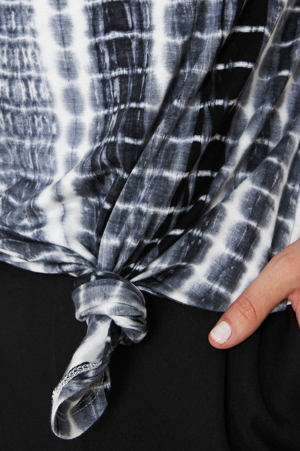 Polera Tie Dye Negro