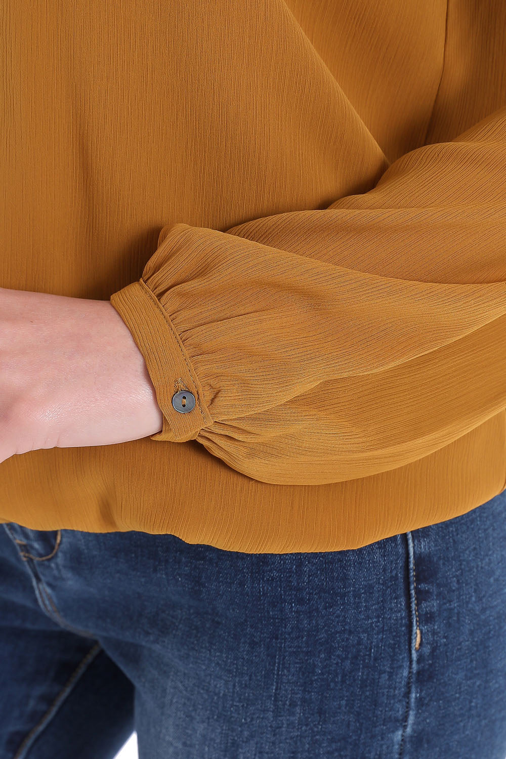 Blusa Base Elasticada Amarillo