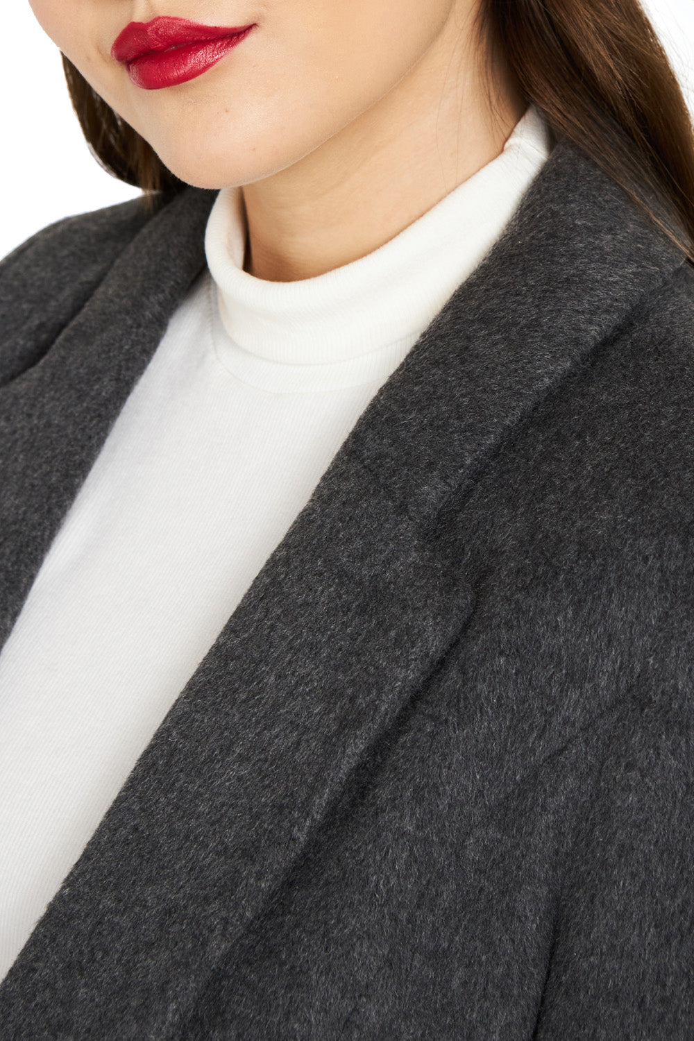 Abrigo Tipo Paño Grafito