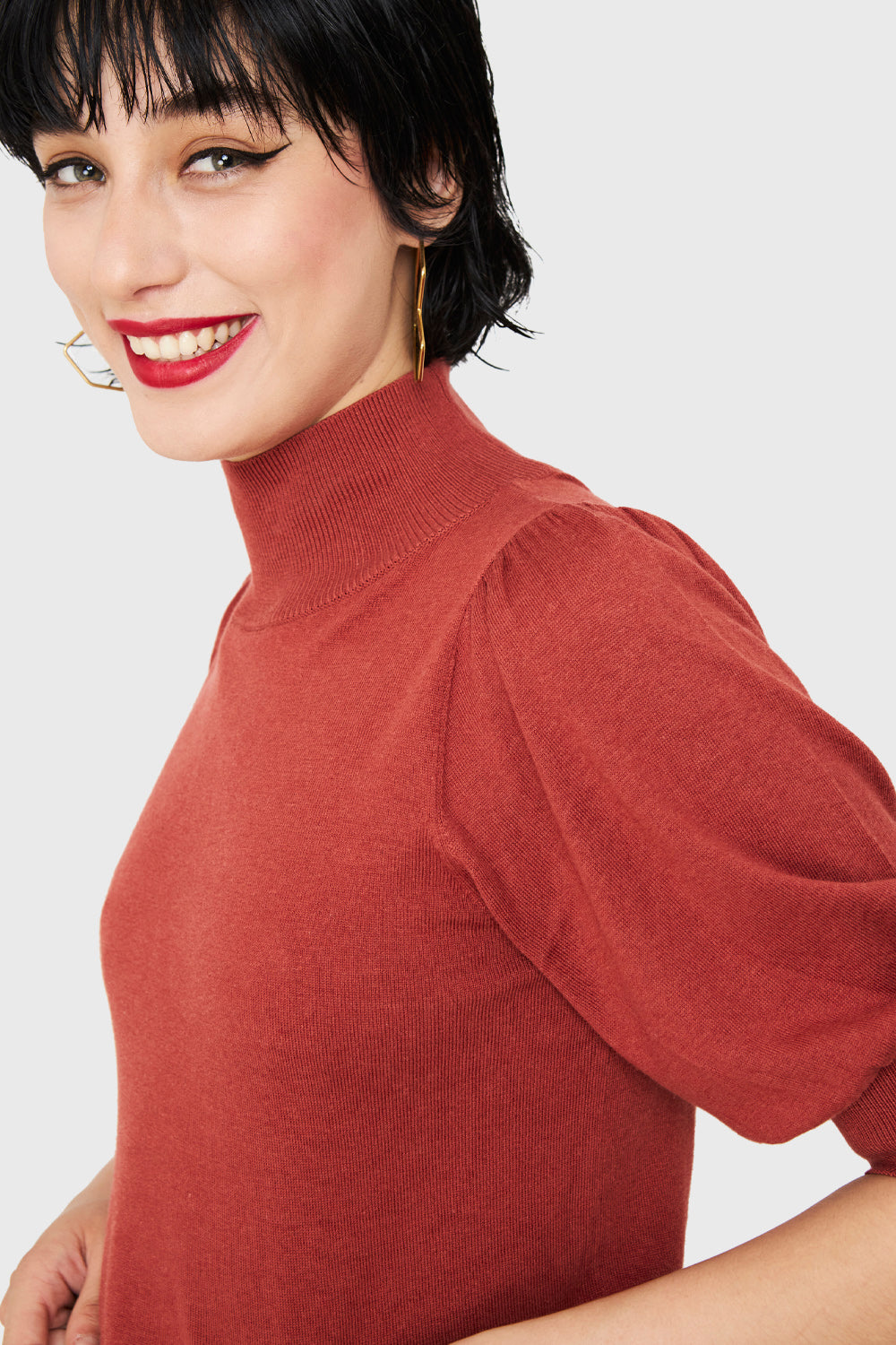 Tejido Beatle Manga Globo Óxido