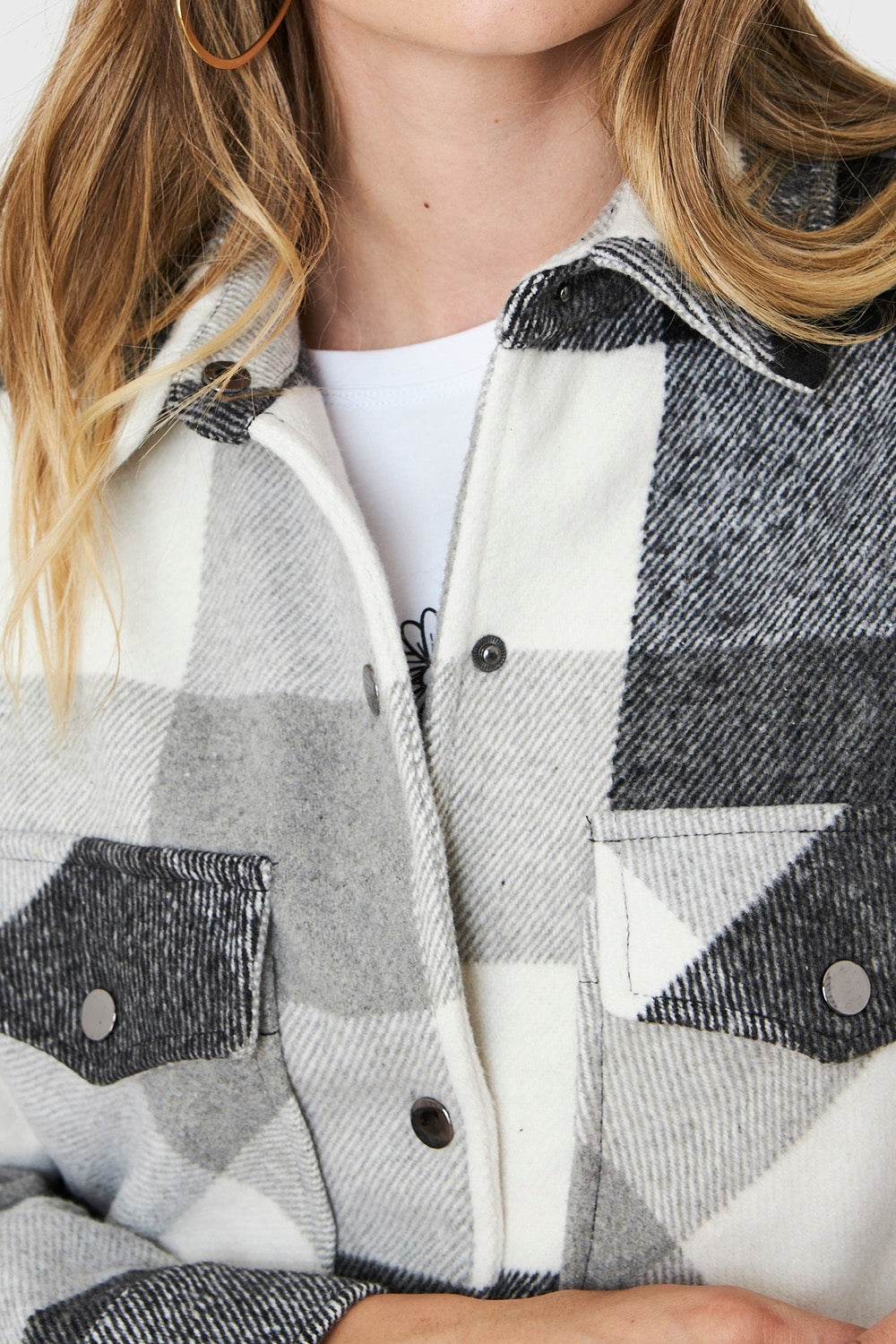 Sobrecamisa Cuadros Negro