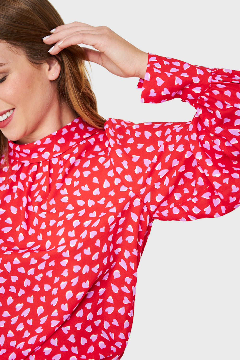 Blusa Corazones Rojo