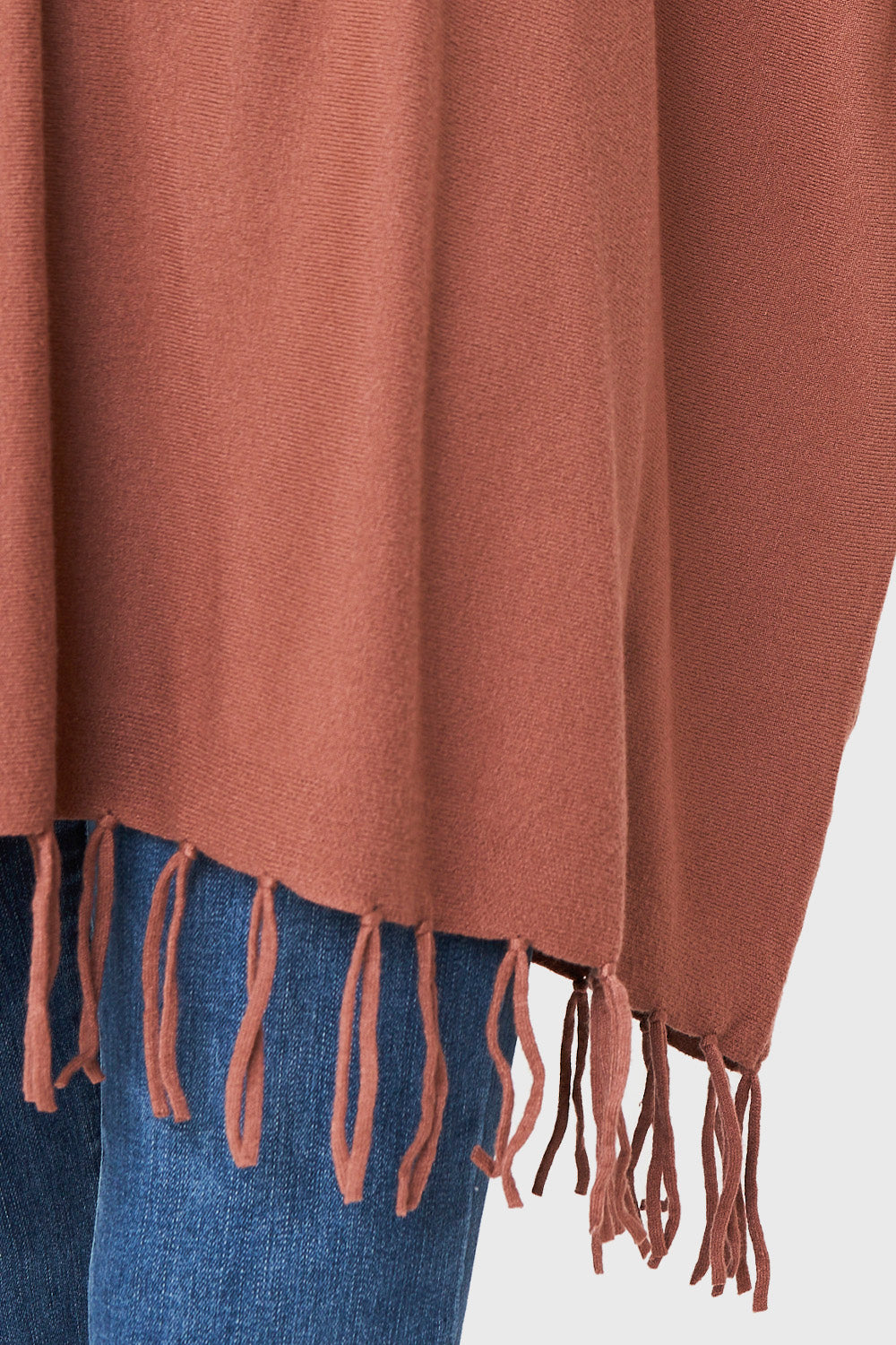 Poncho Murciélago Flecos Rosado