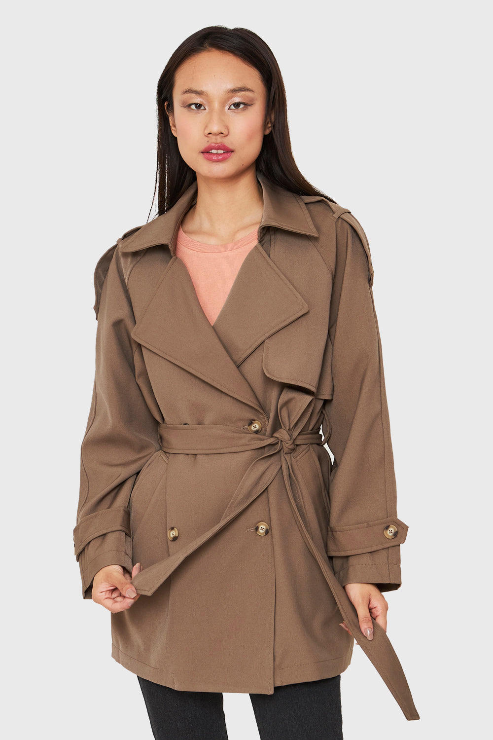 Trench Midi Taupe