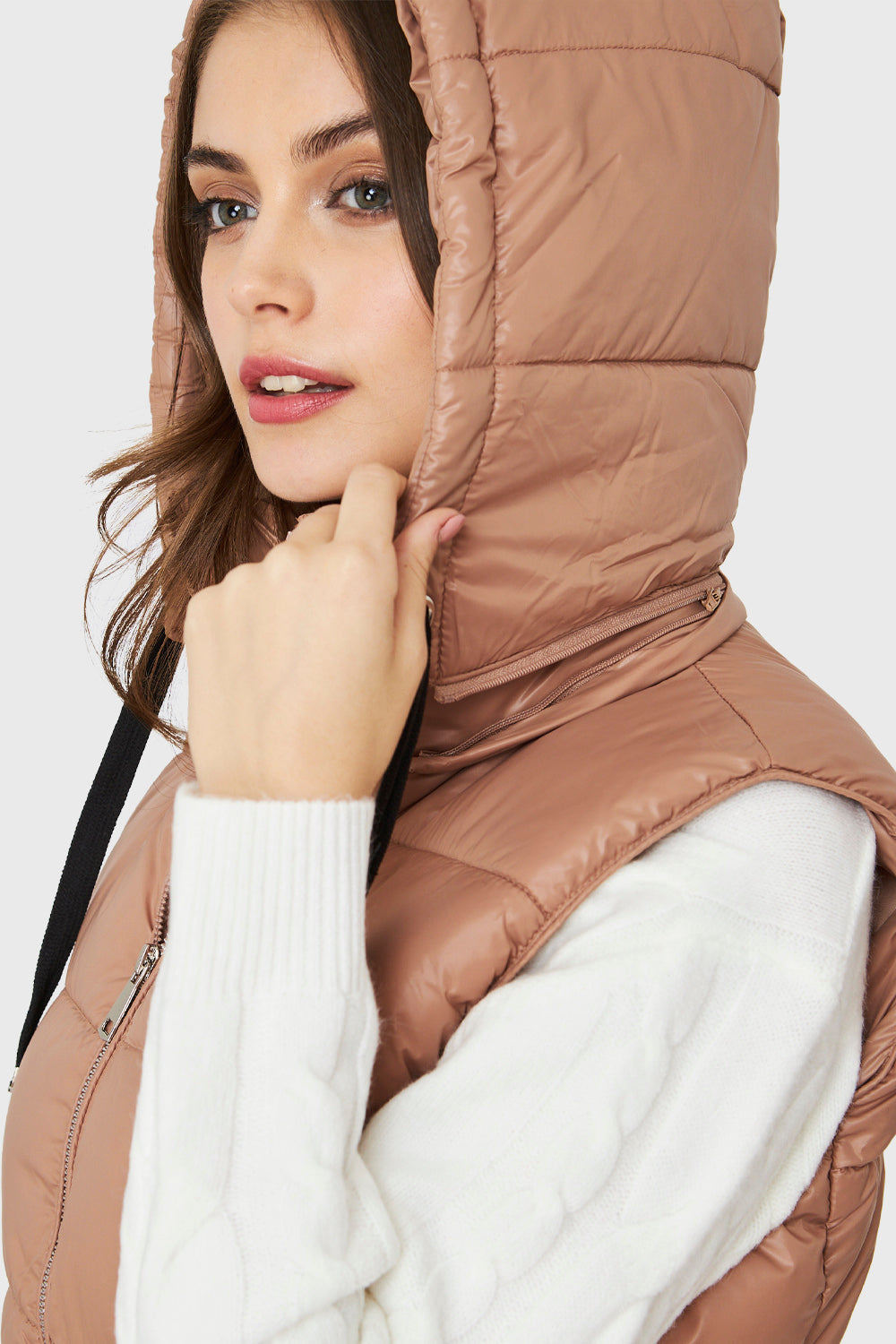 Parka Sin Mangas Khaki