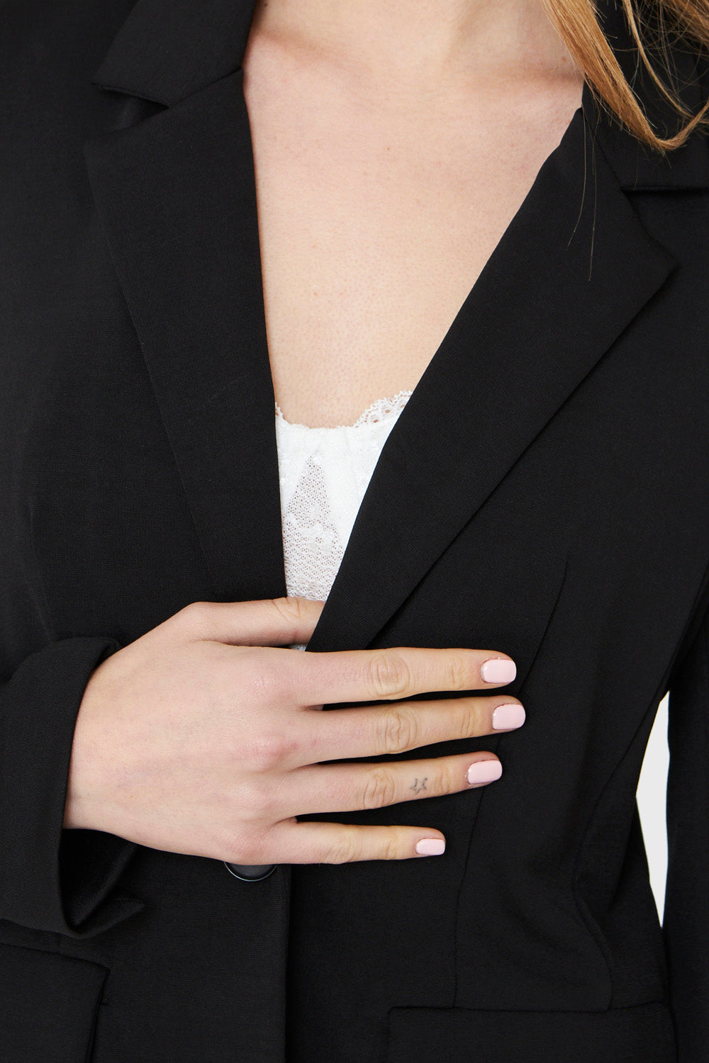 Blazer Bolsillos Negro