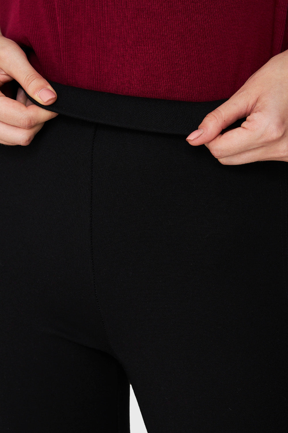 Legging Tiro Alto Aberturas Negro