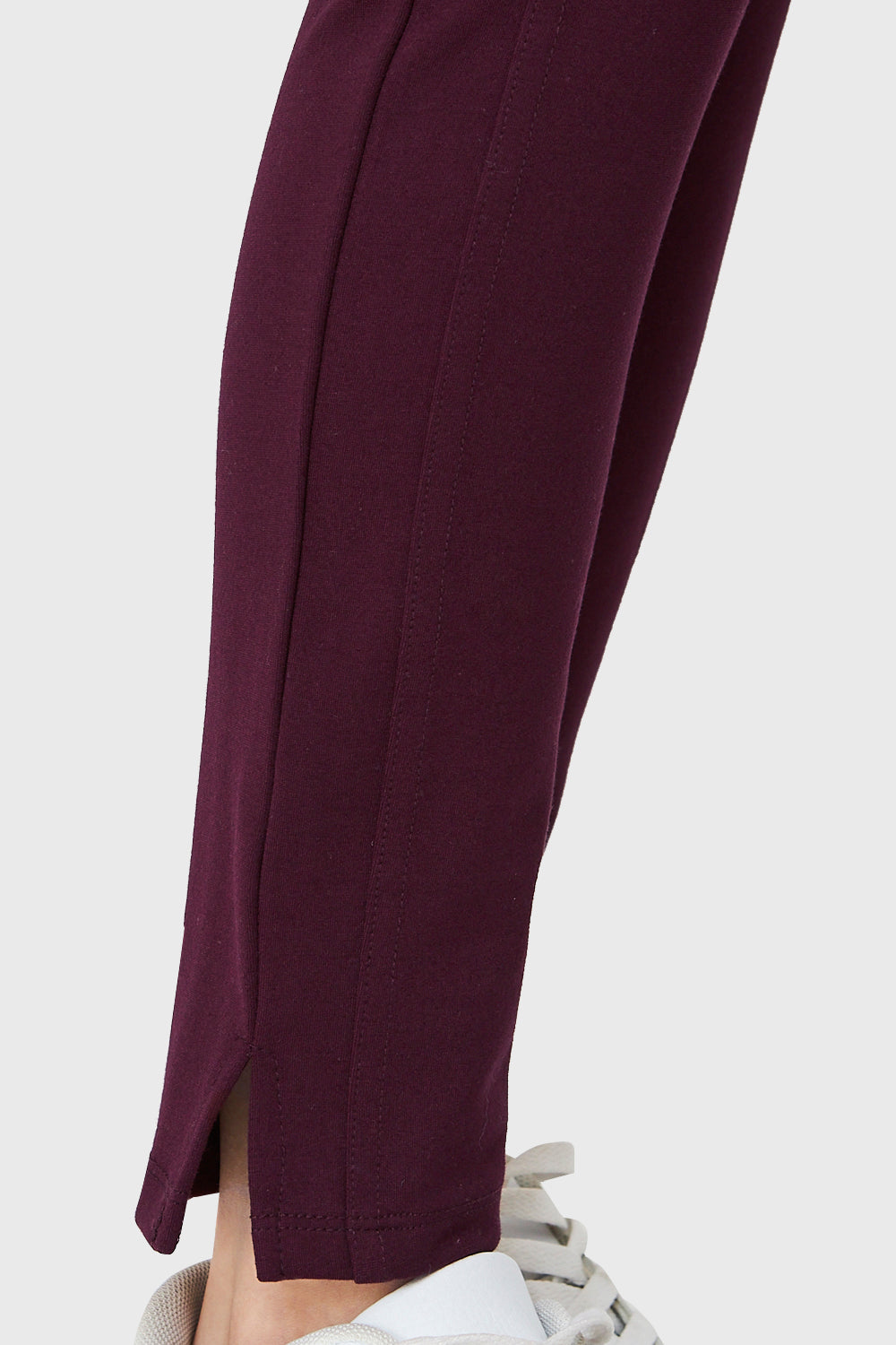 Legging Tiro Alto Aberturas Burdeos