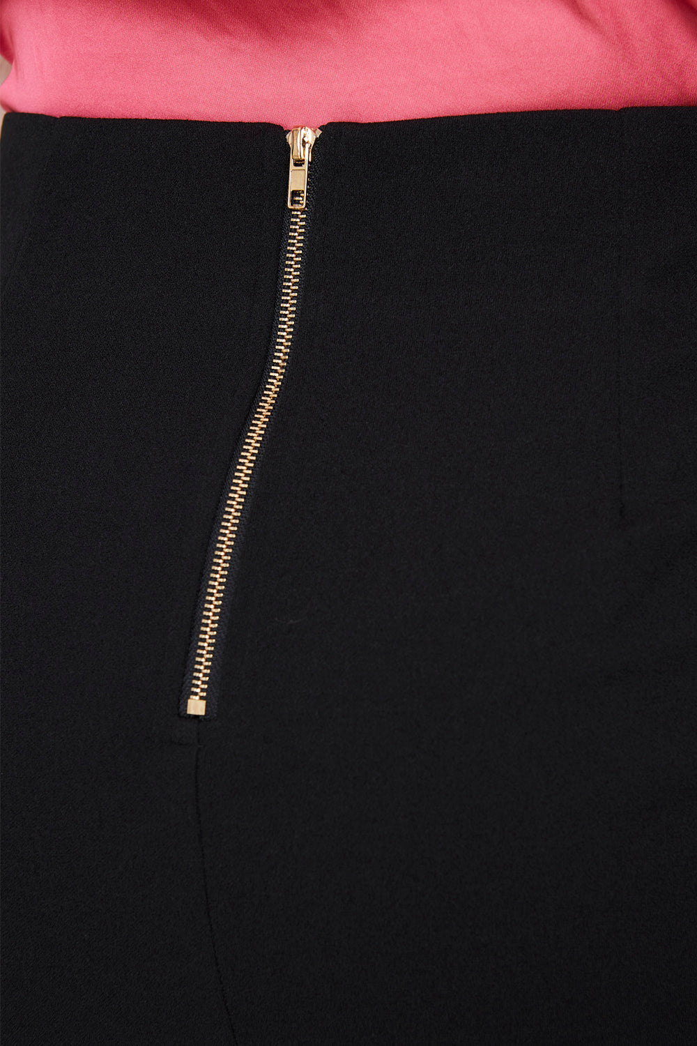 Falda Tubo Cierre Negro