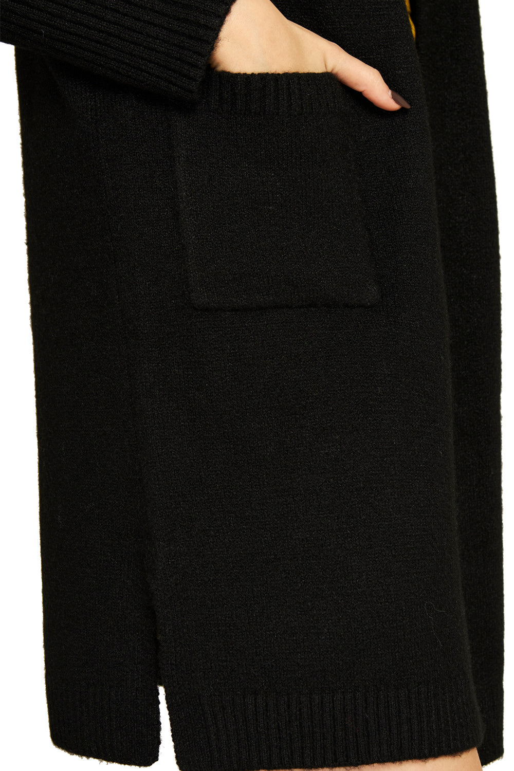 Cárdigan Bolsillos Soft Negro