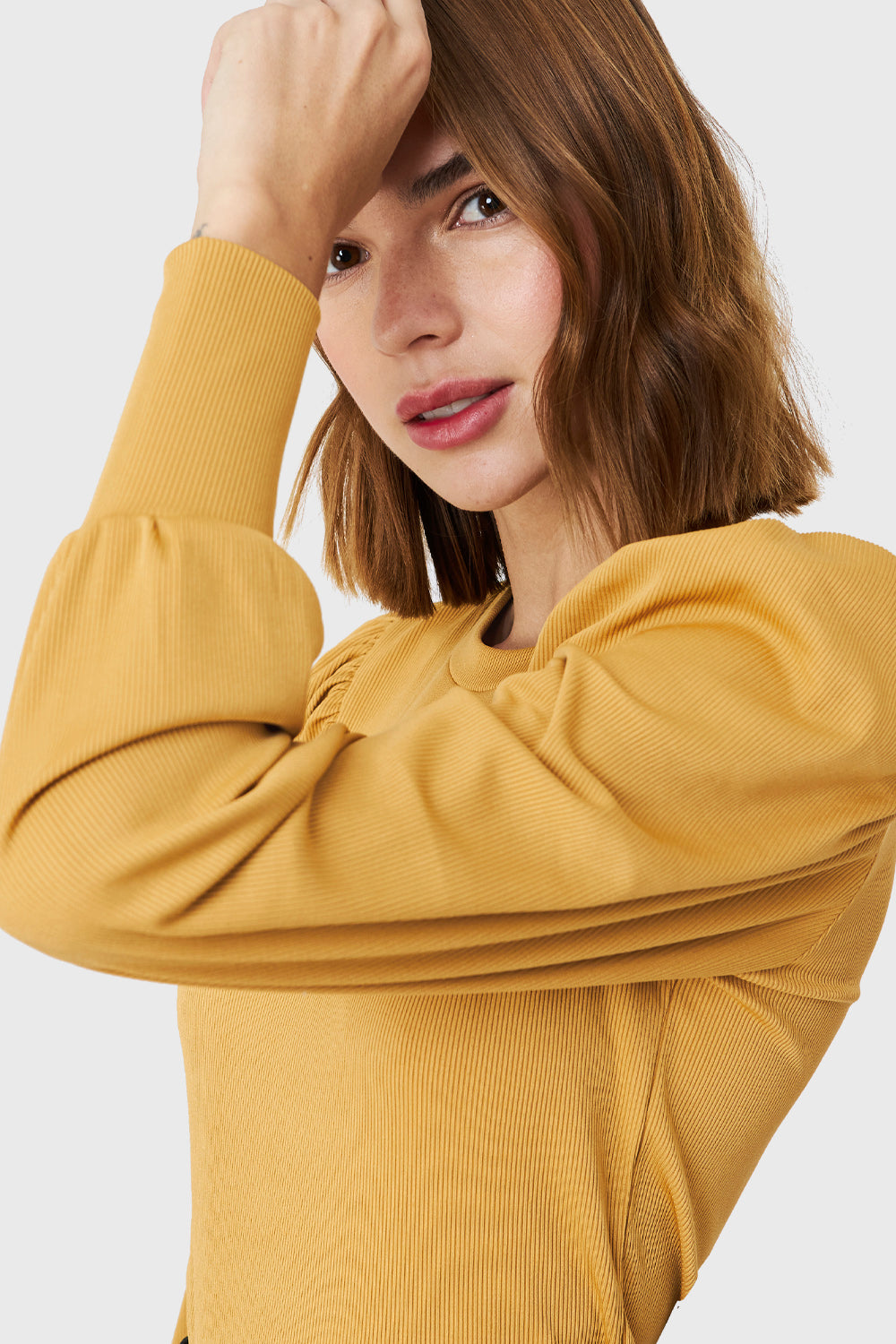 Polera Acanalada Princesa Amarillo