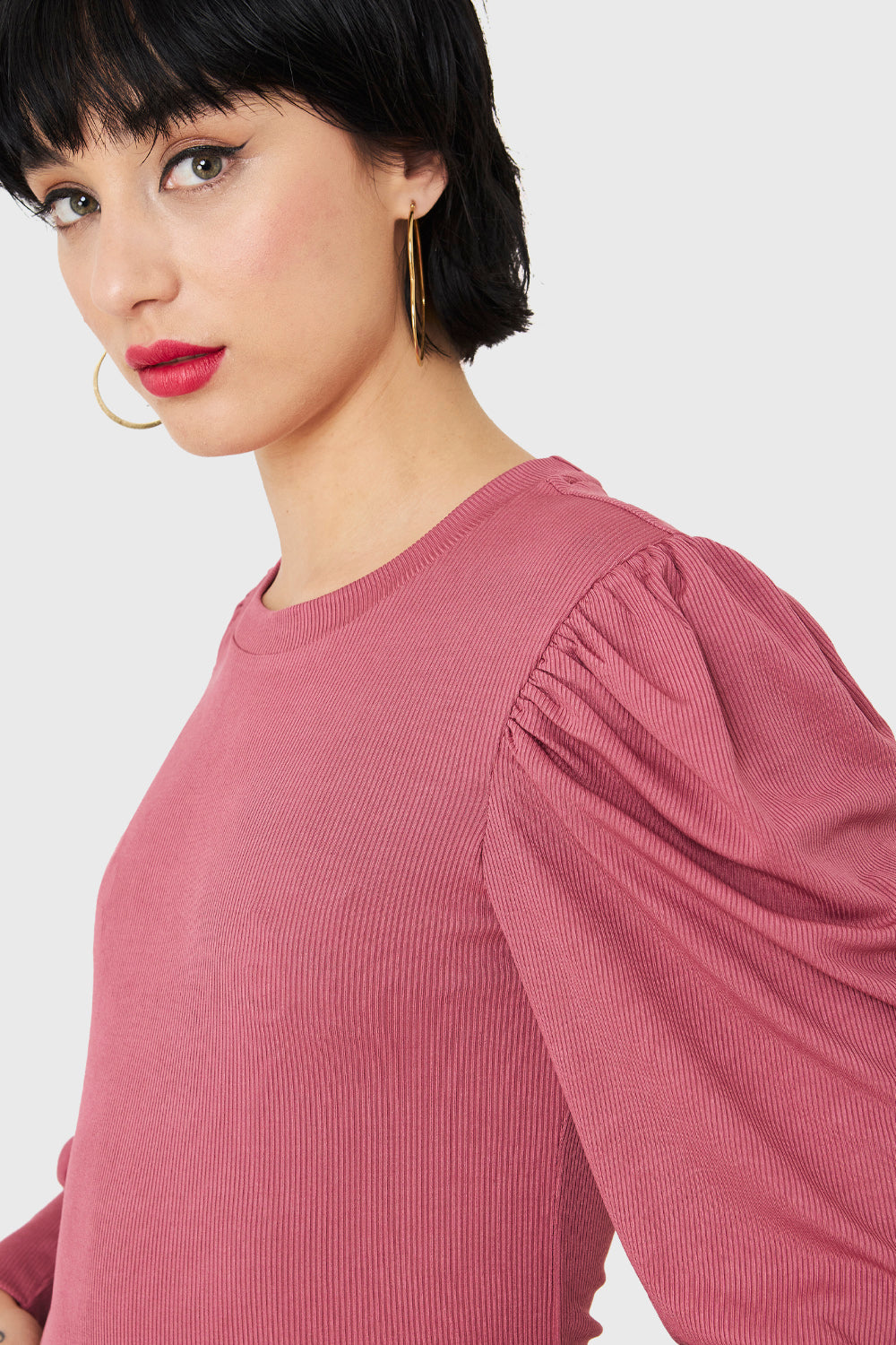 Polera Acanalada Princesa Rosado