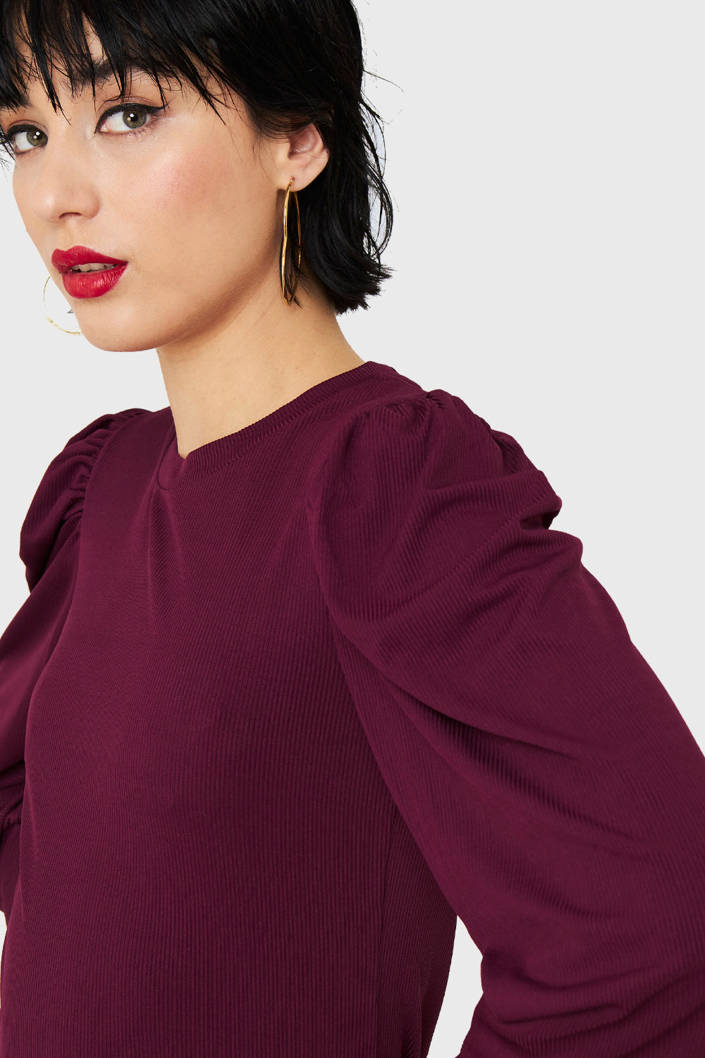 Polera Acanalada Princesa Uva