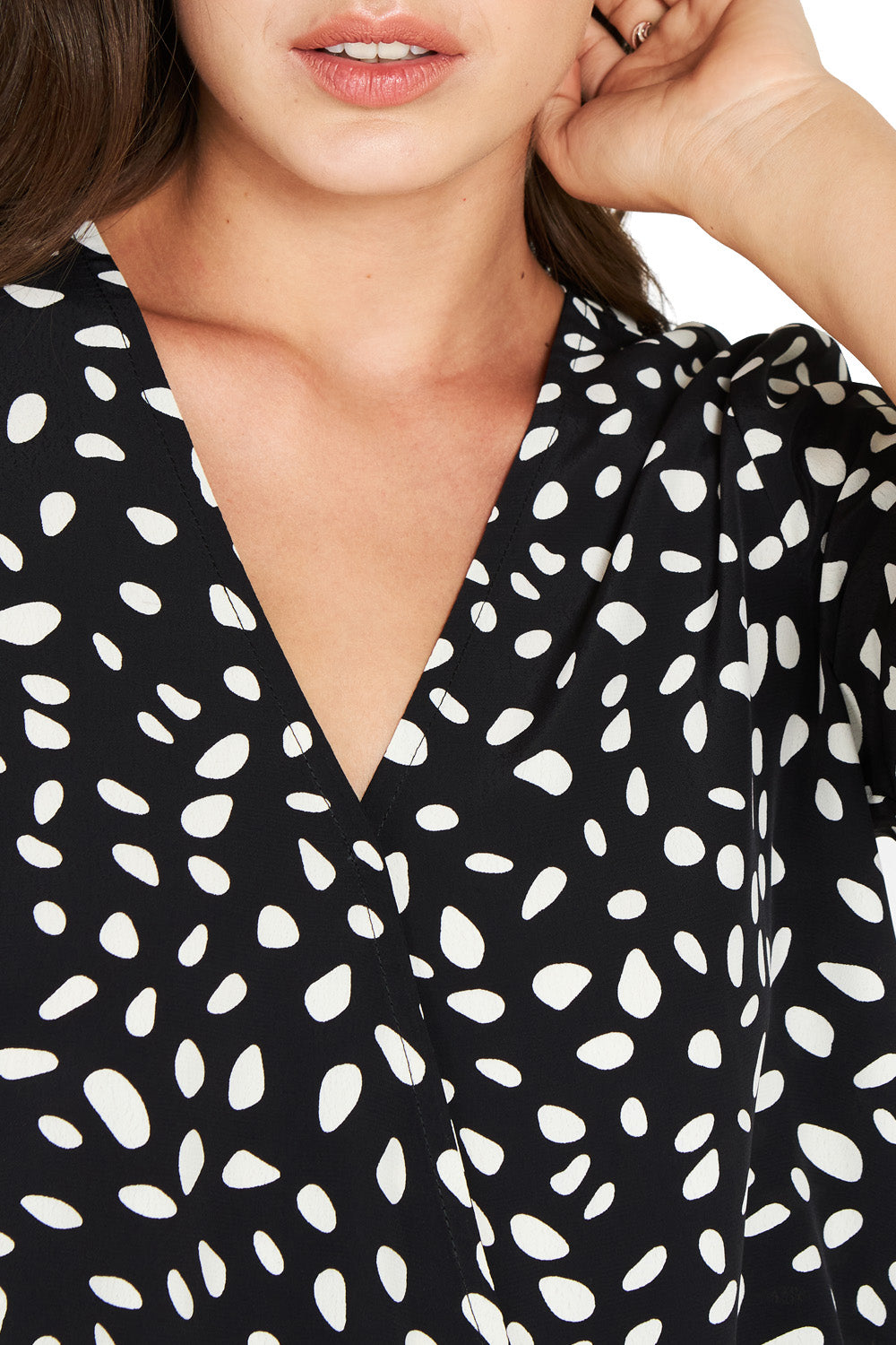 Blusa Dálmata Pretina Negro