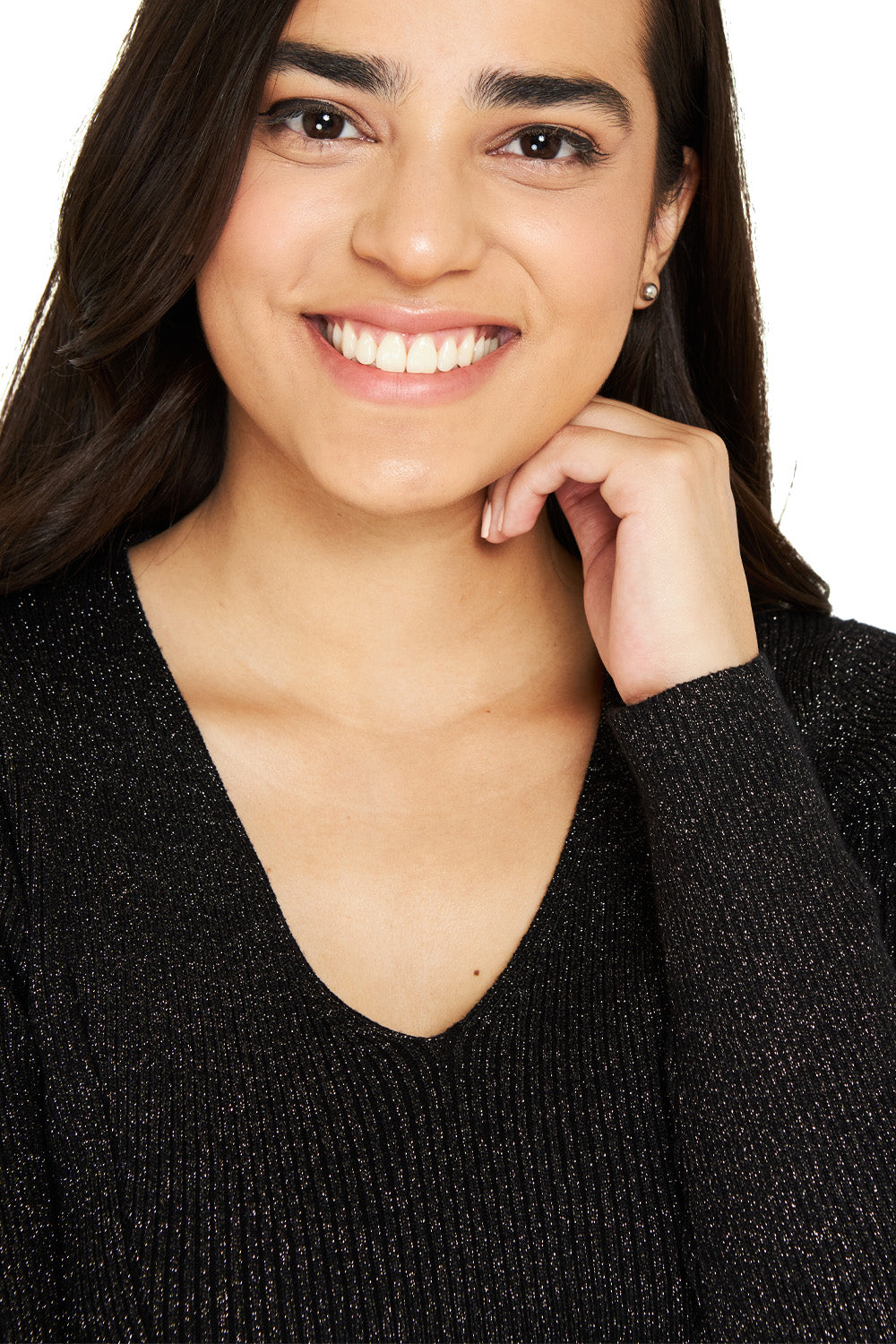 Vestido Brillos Negro