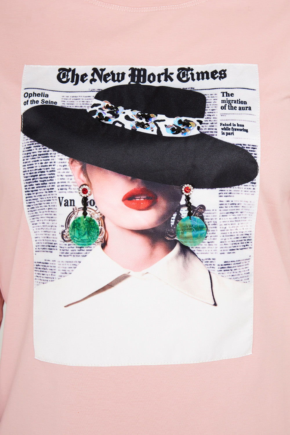 Polera Fashion Capelina Hat Rosado