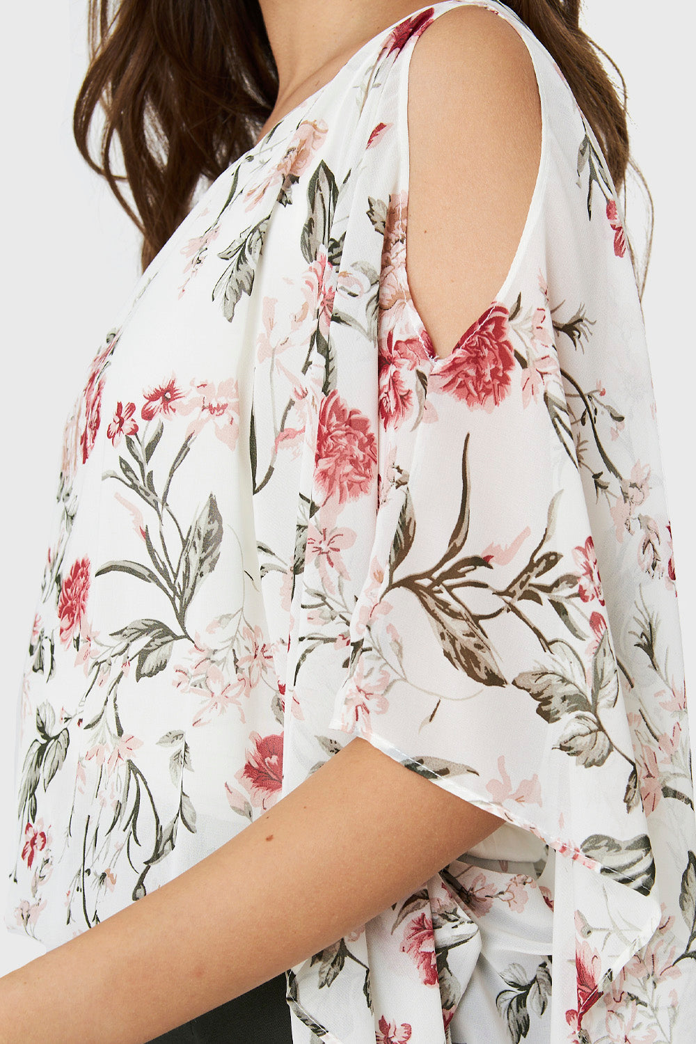Blusa Manga Kimono Blanco