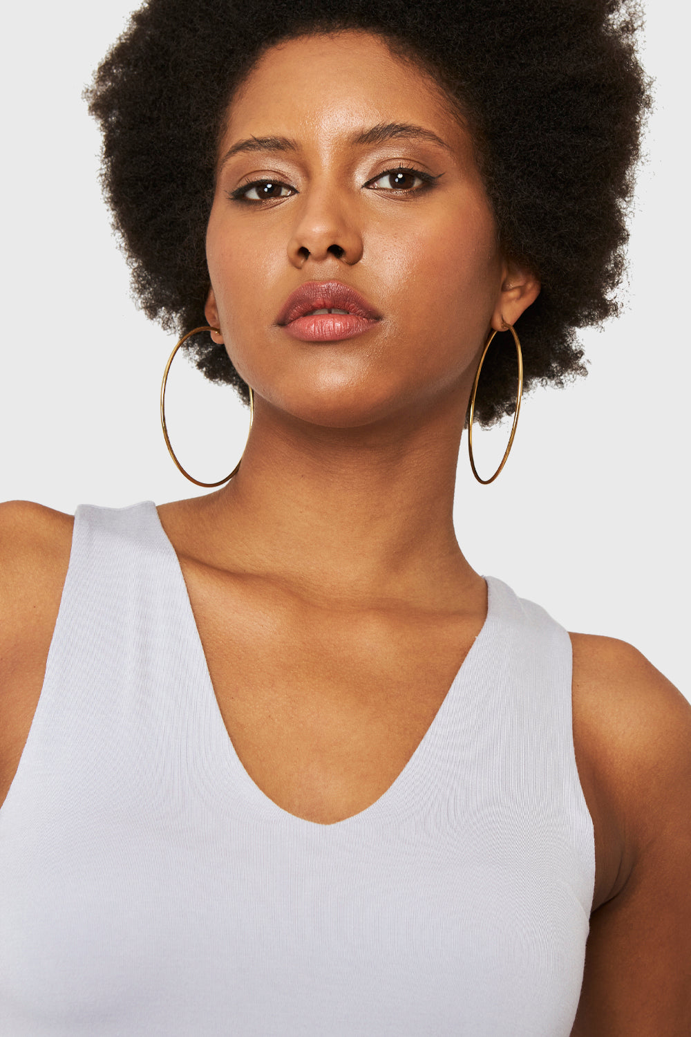 Crop Top Modal Gris