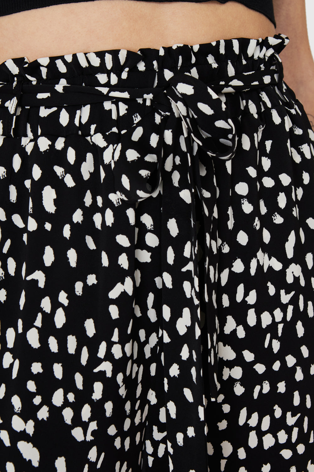 Pantalón Palazzo Lunares Negro