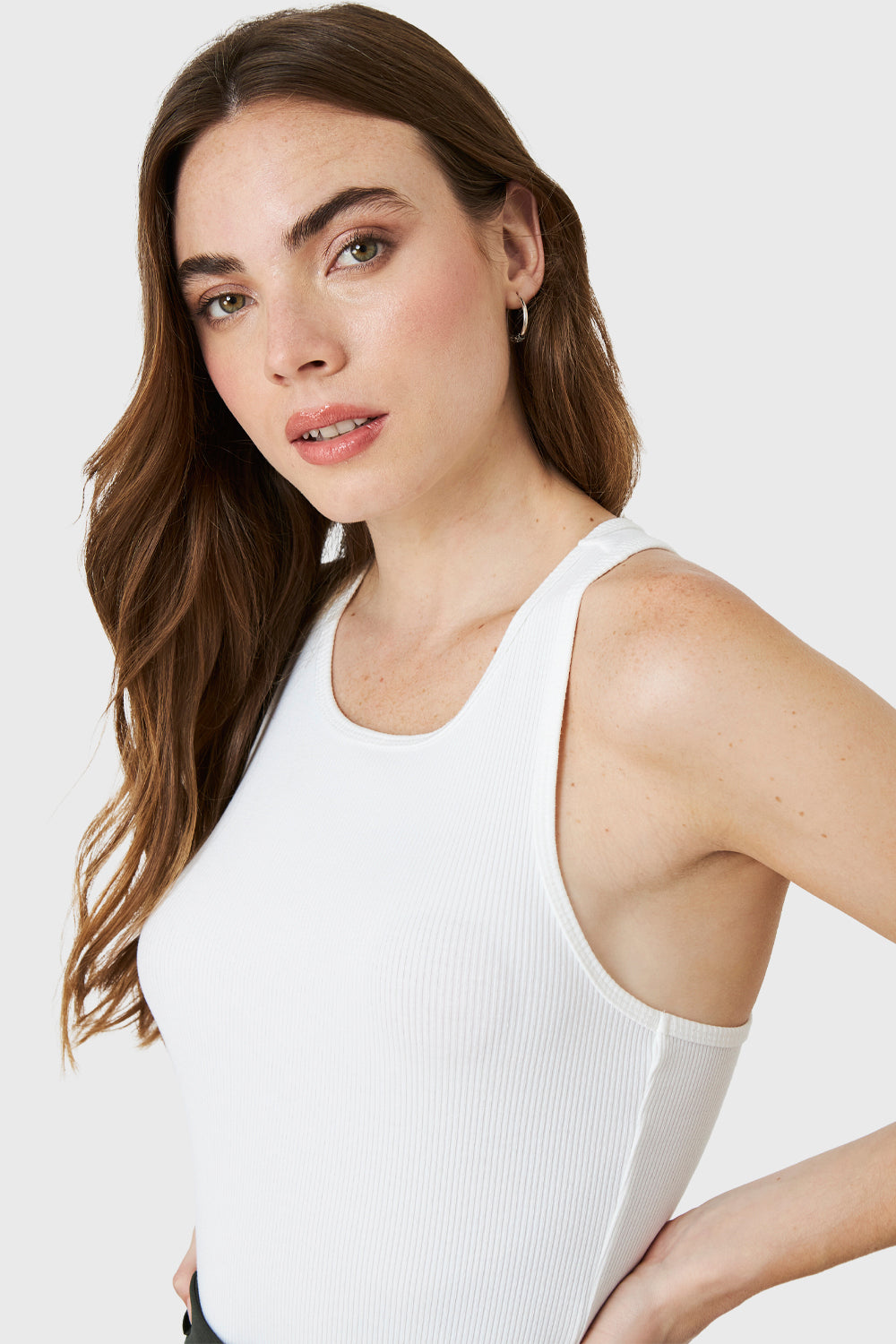 Crop Top Básico Blanco