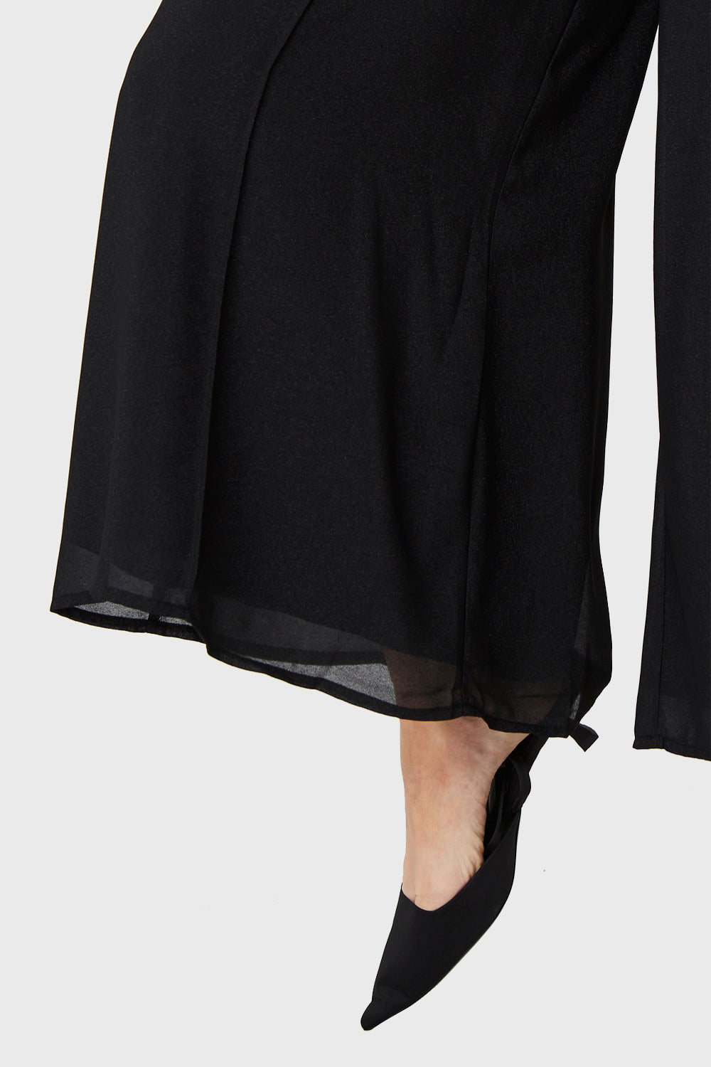 Pantalón Culotte Brillos Negro