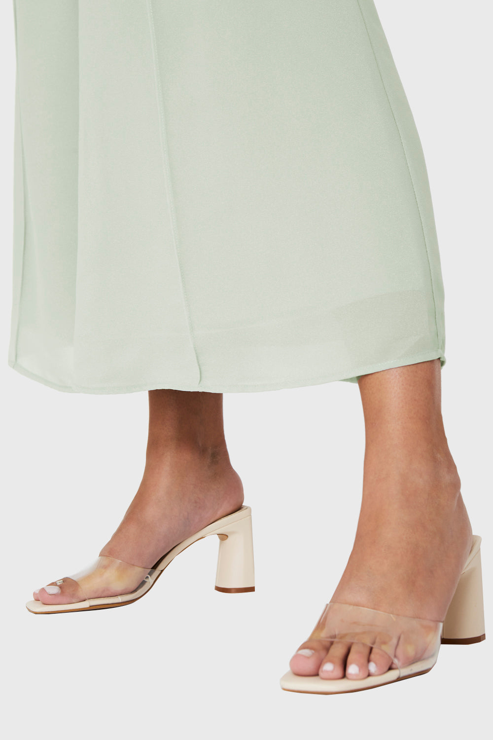 Pantalón Culotte Brillos Menta