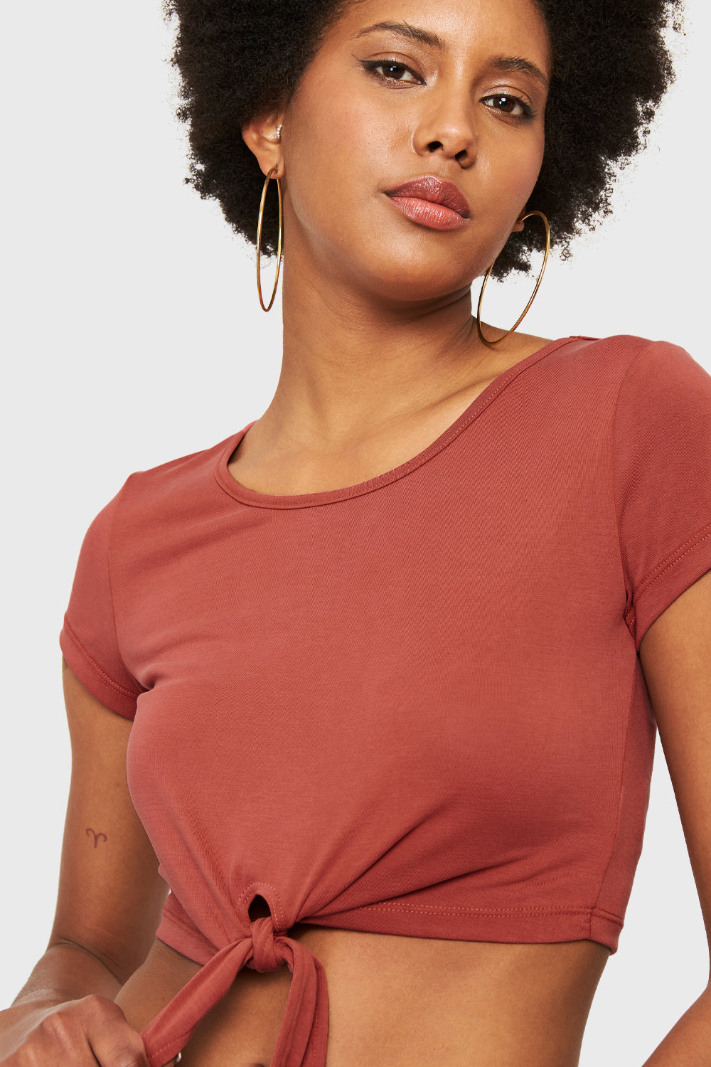 Crop Top Nudo Óxido