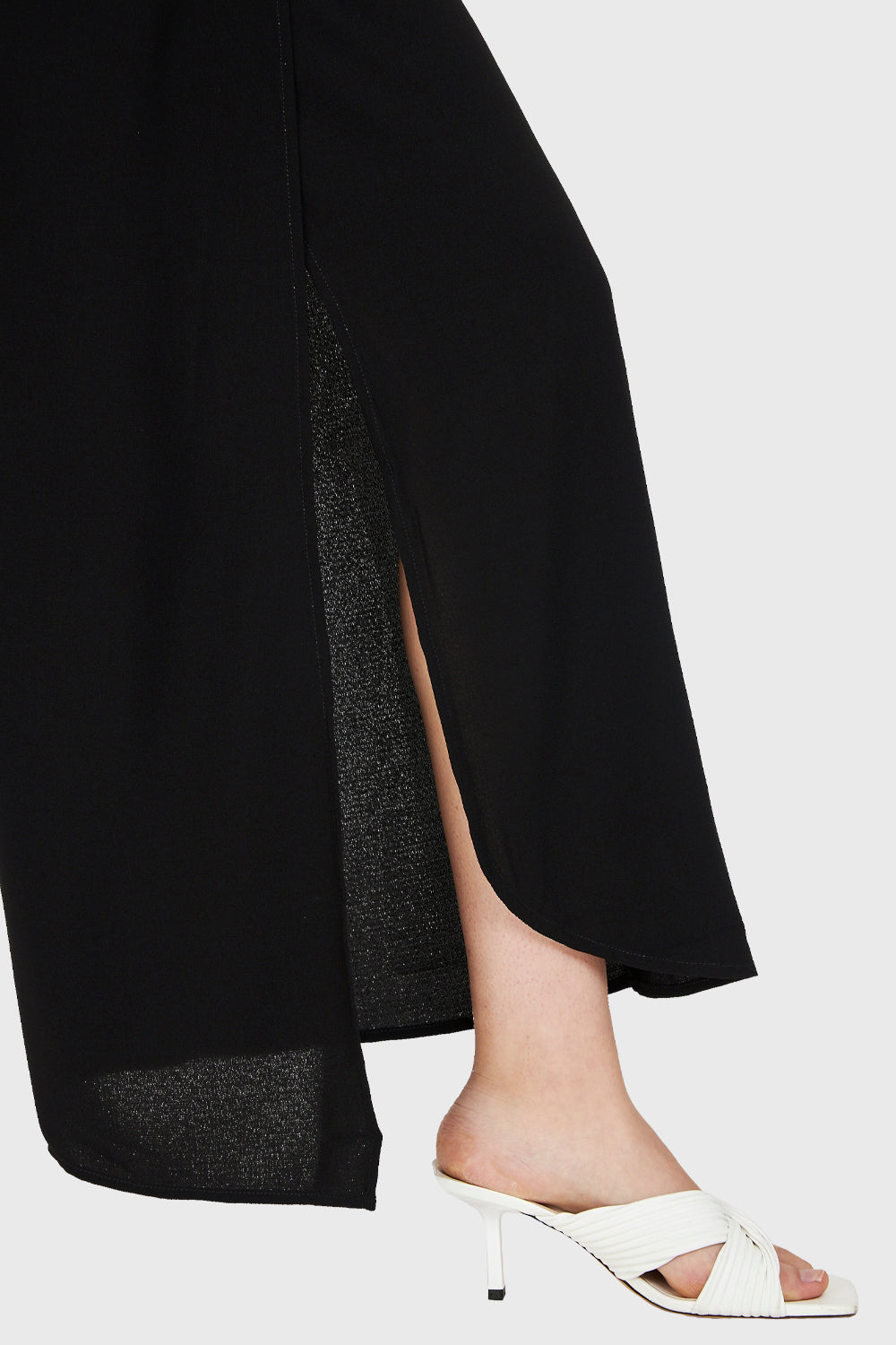 Pantalón Palazzo Aberturas Negro