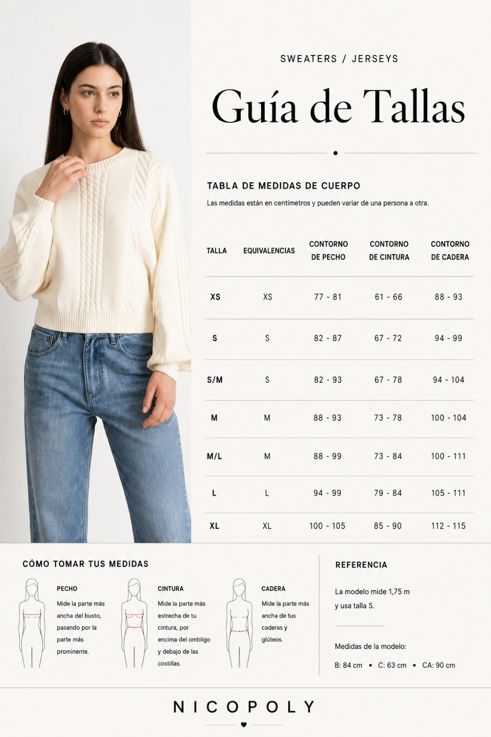 Sweater Gilet Blanco