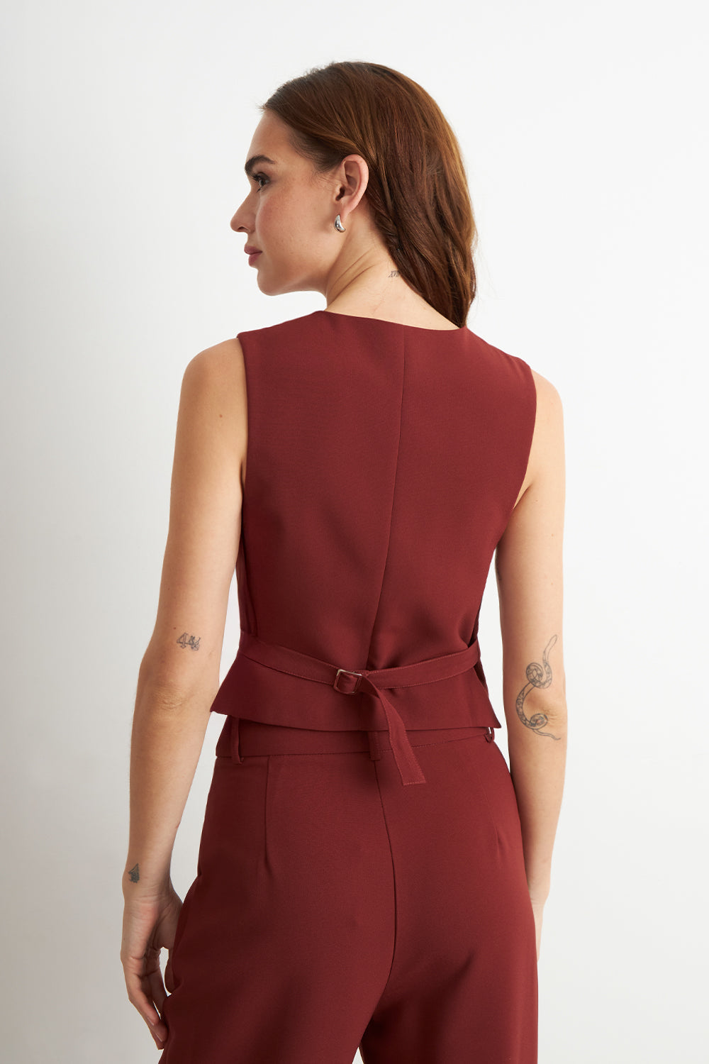 Gilet Básico Ajustable Óxido