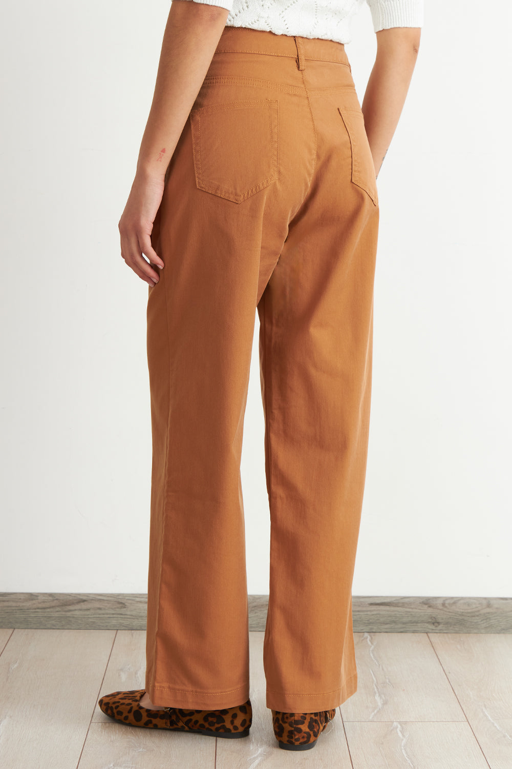 Jeans Corte Recto Khaki