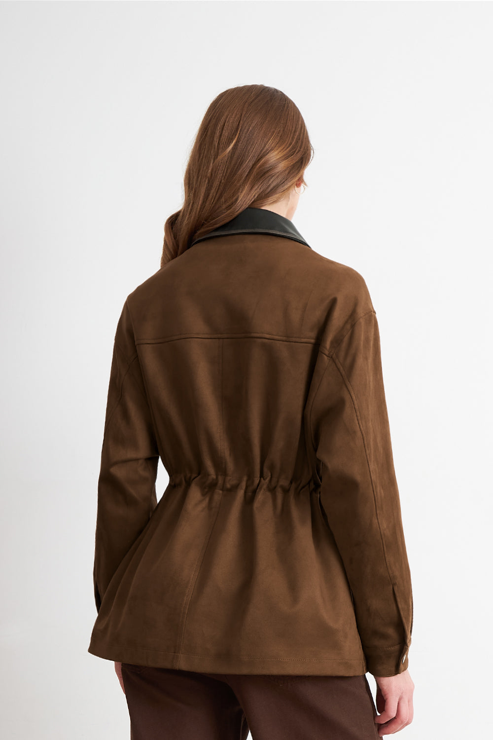 Chaqueta Tipo Barbour Café