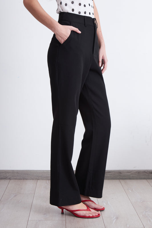 Pantalón Sastrero Recto Negro