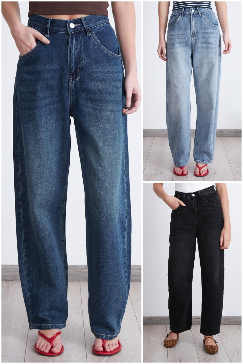 Jeans Barrel Celeste