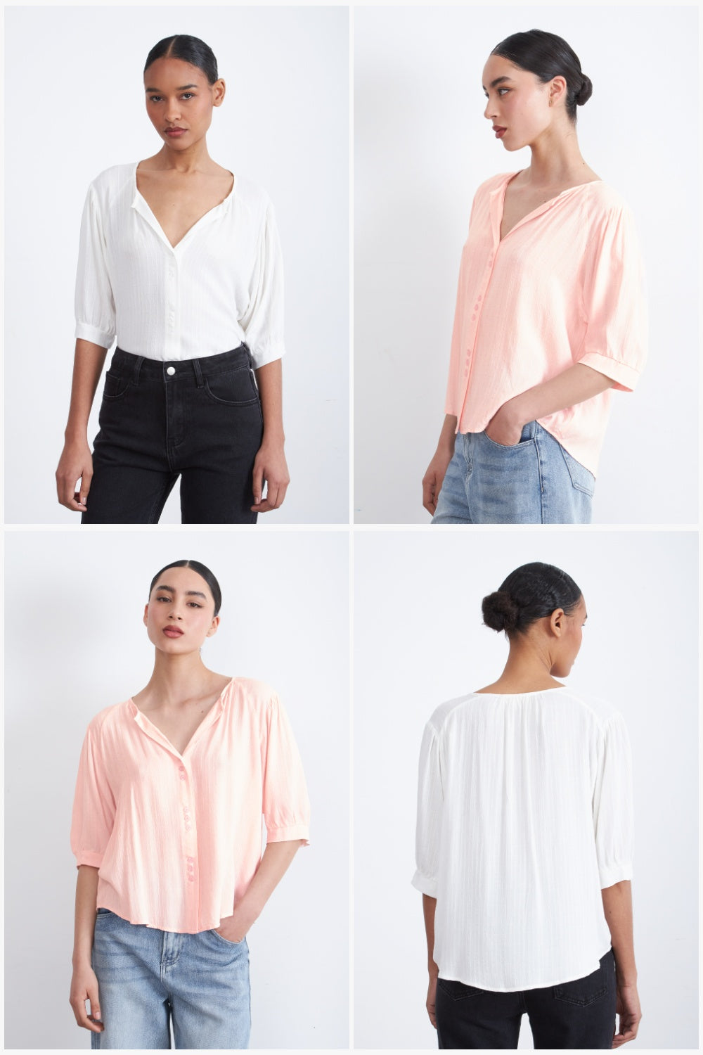 Blusa Holgada Blanco