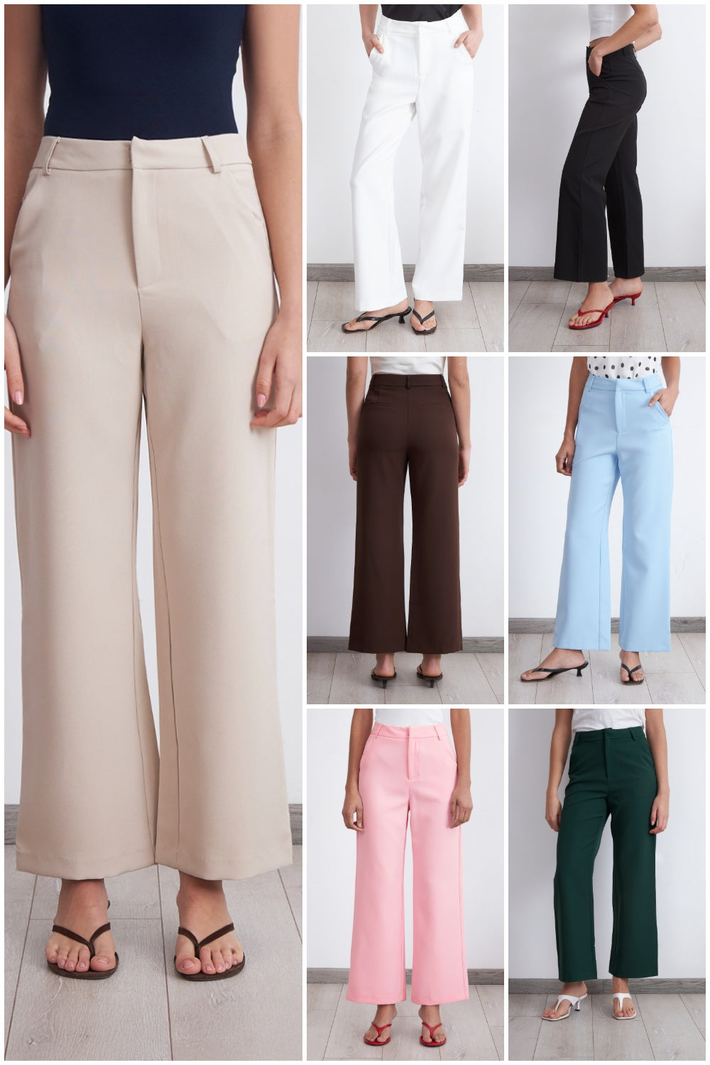 Pantalón Básico Celeste