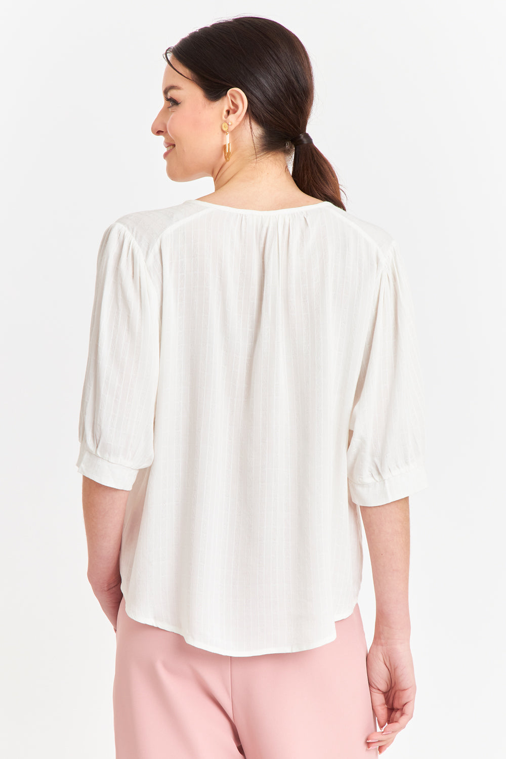 Blusa Holgada Blanco