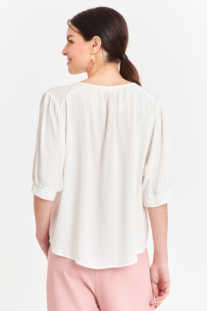 Blusa Holgada Blanco