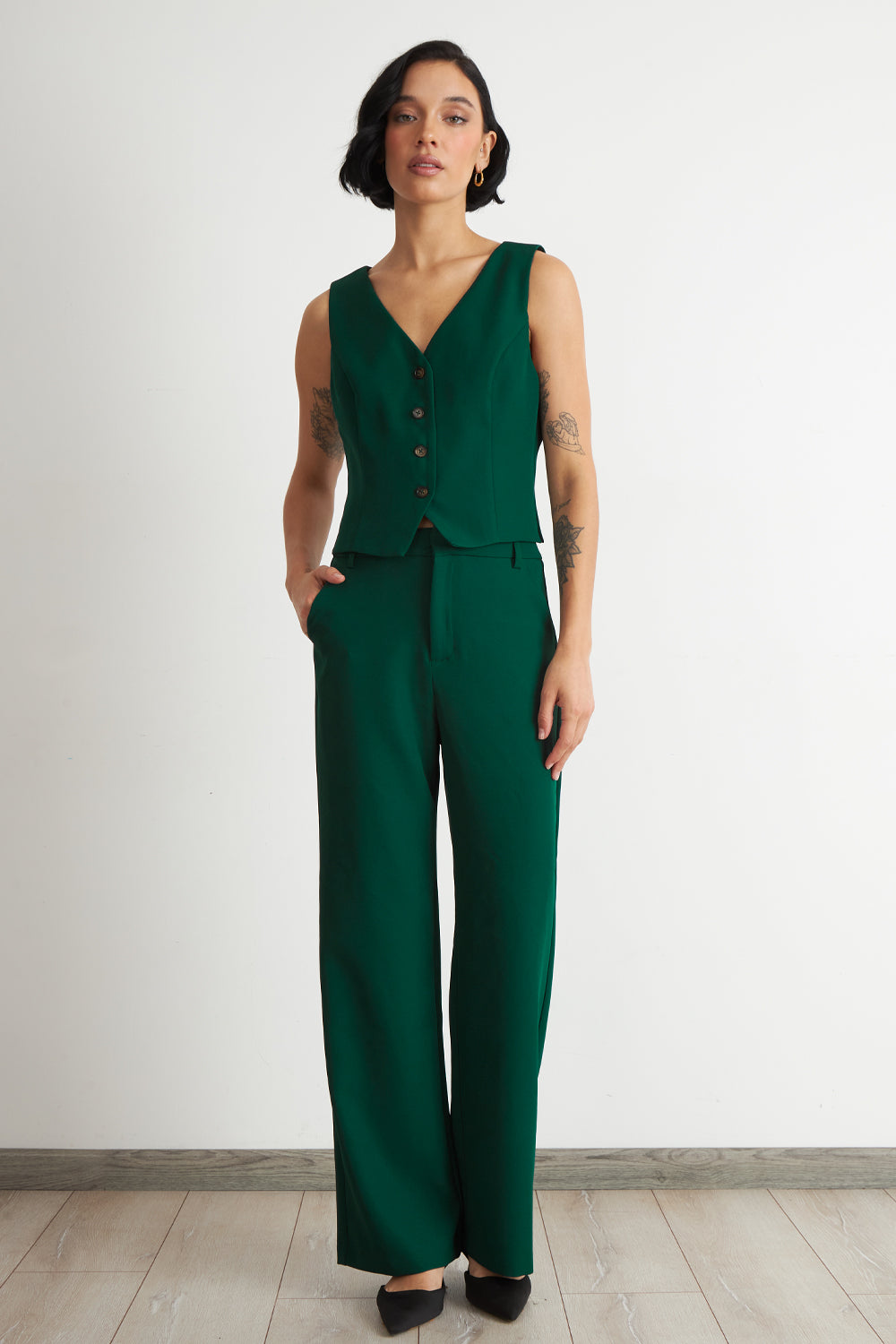 Pantalón Básico Verde